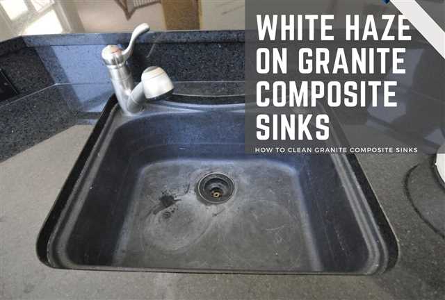 How to clean a white composite sink?