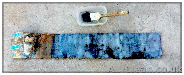 How to Easily Remove Sh Stains from Lead Flashing with Oxy Cleanze