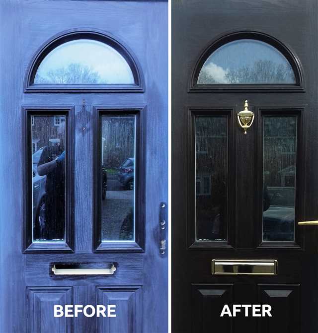 7. Be cautious with painted composite doors